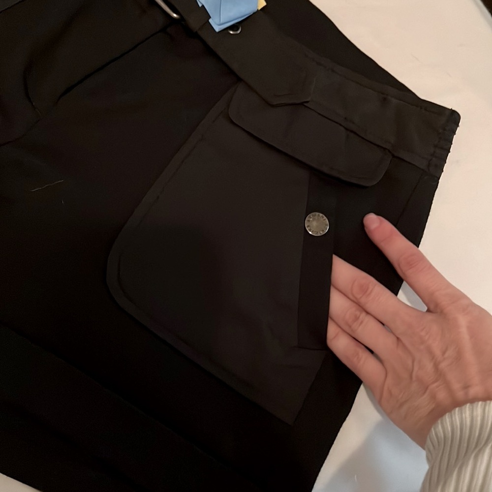 Unique Solid Black Shorts. Armani Exchange - image 4